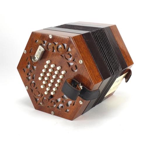 601 - Forty nine button Concertina