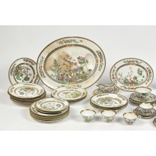 704 - Mostly Indian Tree pattern dinner and teawares including Anchor china and Copeland Spode