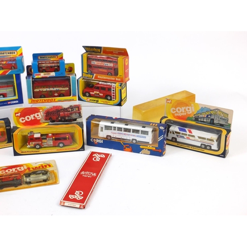 633 - Boxed die cast vehicles including Corgi Junior, Matchbox Super Kings and Dinky