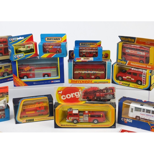 633 - Boxed die cast vehicles including Corgi Junior, Matchbox Super Kings and Dinky