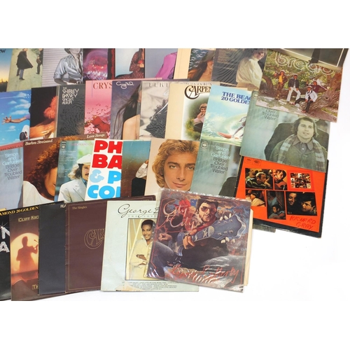 692 - Vinyl LP's including Barry Manilow, Simon & Garfunkel, Bread, Barbra Streisand and Lulu