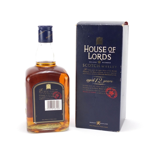 2061 - Bottle of House of Lords Scotch Whisky with box, aged 12 years