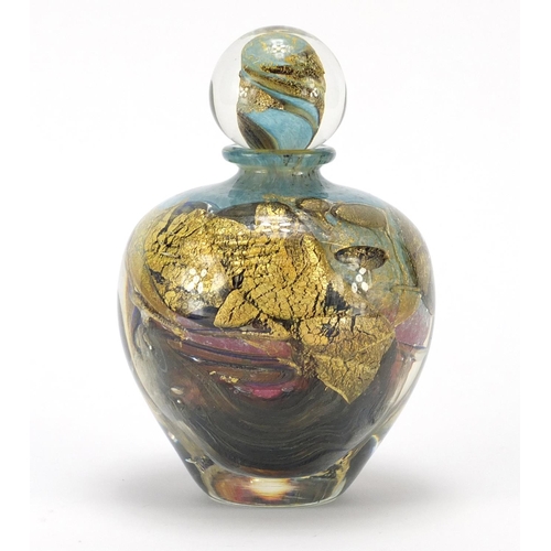2123 - Large art glass scent bottle by Jean-Claude Novaro, signed and dated 1993 to the base, 20.5cm high
