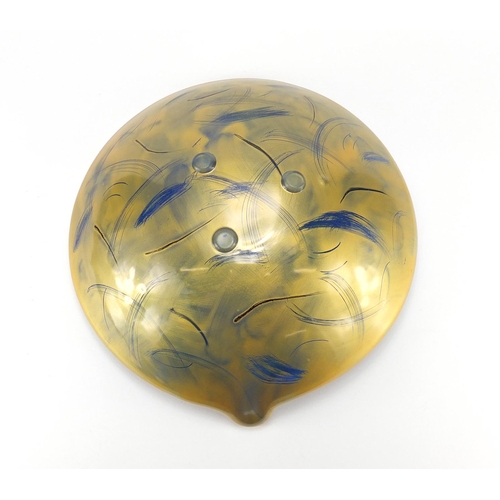 2039 - Large art glass centre bowl, 39cm in diameter