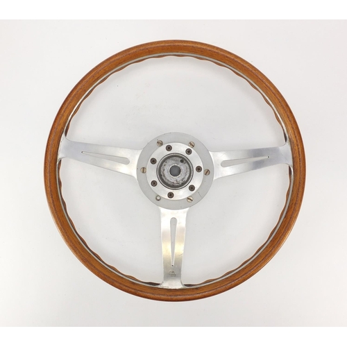 2037 - Vintage Les Leston 16inch steering wheel