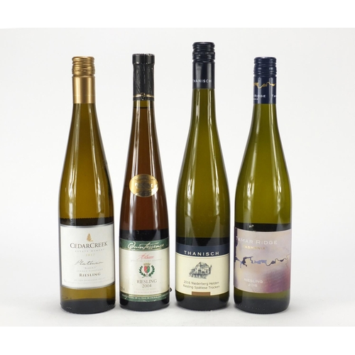 2274 - Four bottles of white wine comprising Cedar Creek, Tamar Ridge, Thanisch and Quintessence