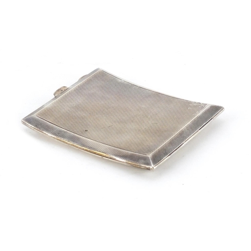 2522 - Military interest silver cigarette case by Mappin & Webb, engraved From the R J R Permanent Staff We... 