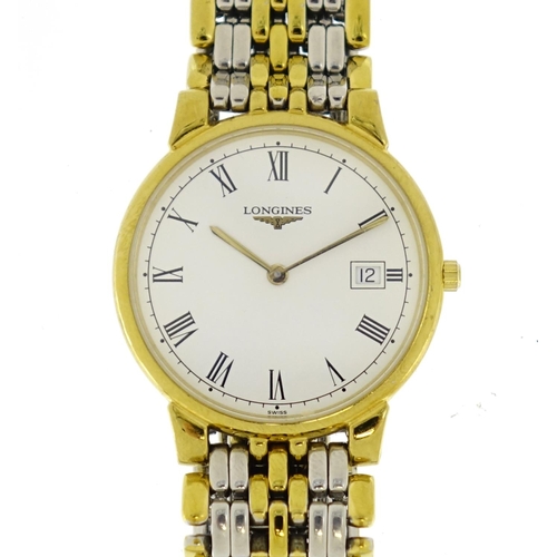 2582 - Gentleman's Longines La Grandes Classiques wristwatch, 3.4cm in diameter