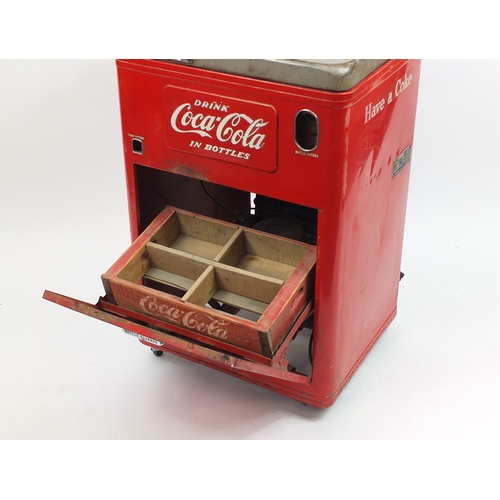 Retro Coca Cola refrigerator, model A23B 10K, with Vendo Company