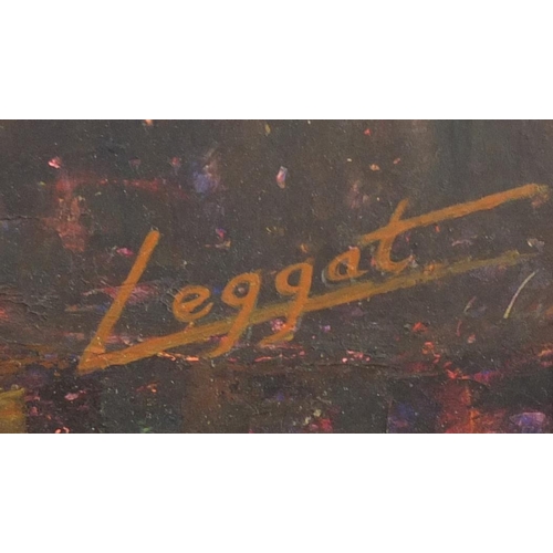 110 - Douglas Leggat - Abstract, gouache on board, framed, 60cm x 50cm