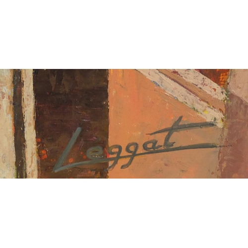 72 - Douglas Leggat - Abstract, gouache on board, framed, 75cm x 50cm