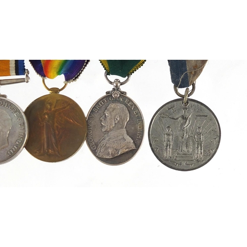 210 - British Military World War I medal group, awarded to 240018CPL.W.C.HARDY.W.RID.R. including the terr... 