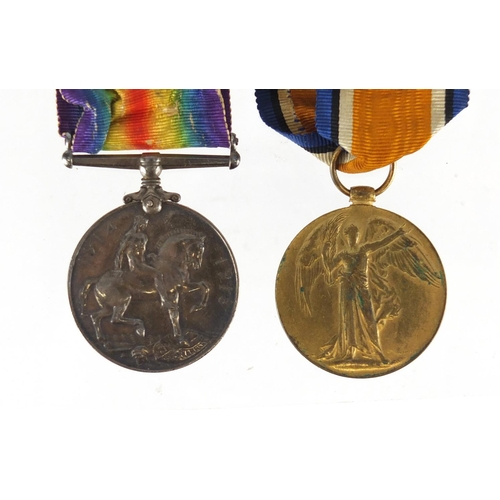 221 - British Military World War I pair awarded to K.43520P.J.SNITH.STO.1.R.N.