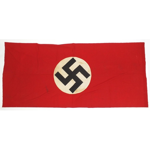 248 - German Military World War II flag with Swastika, 260cm x 117cm