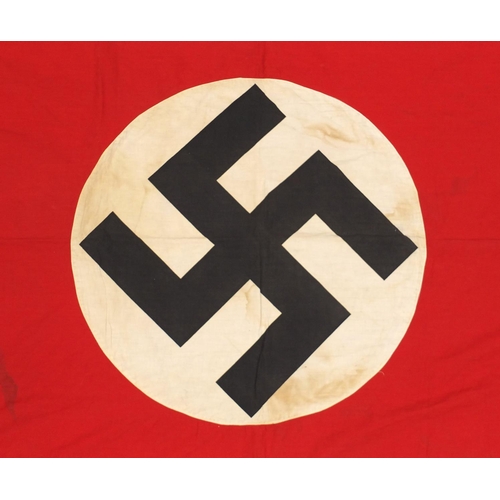 248 - German Military World War II flag with Swastika, 260cm x 117cm