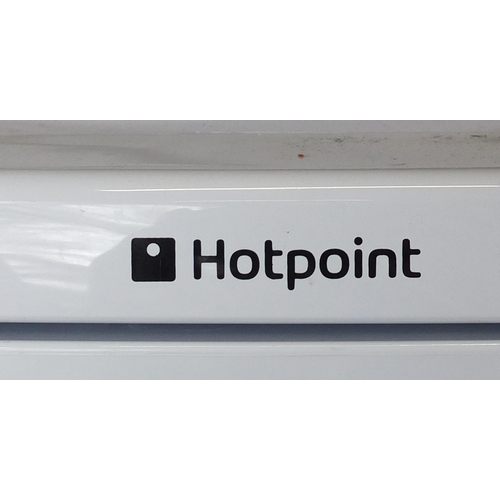 128A - Hotpoint Iced Diamond fridge freezer, 174cm H x 54cm W x 55cm D