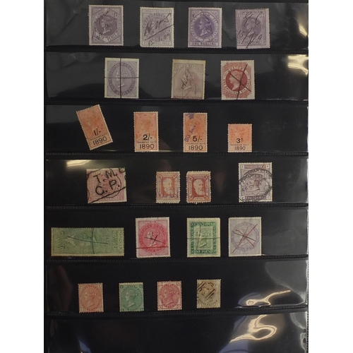 156 - 19th century and later World stamps arranged in an album including Hong Kong, China, United States o... 