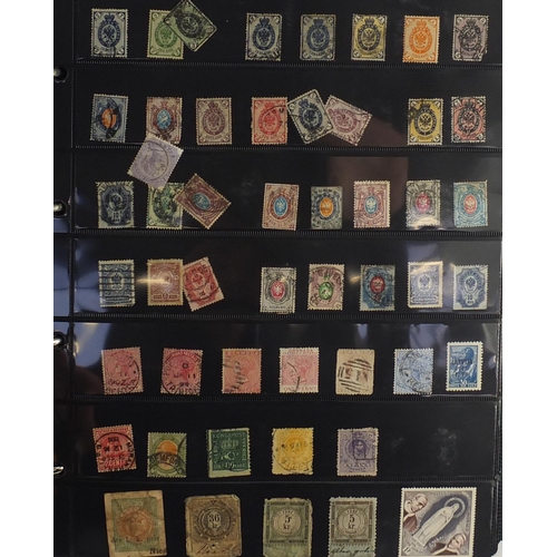 156 - 19th century and later World stamps arranged in an album including Hong Kong, China, United States o... 