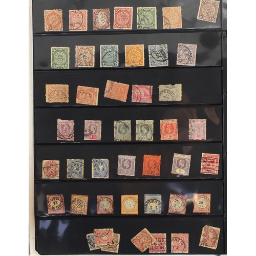 156 - 19th century and later World stamps arranged in an album including Hong Kong, China, United States o... 