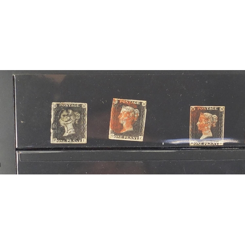 157 - 19th century and later Great Britain stamps arranged in an album, some mint unused including penny b... 