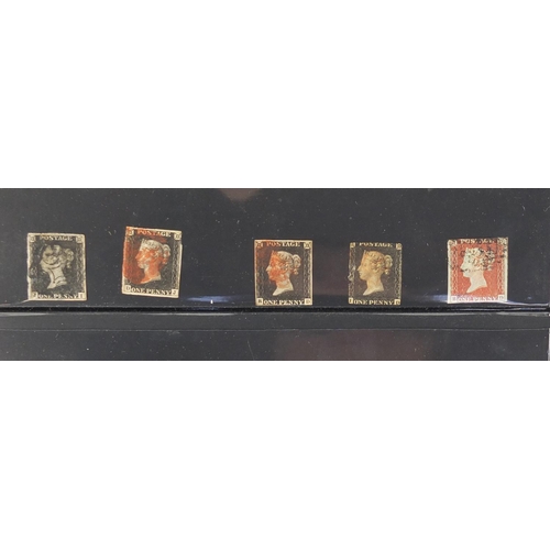 157 - 19th century and later Great Britain stamps arranged in an album, some mint unused including penny b... 