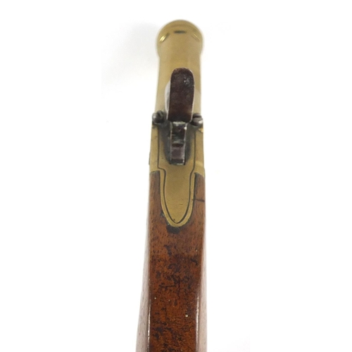 288 - Early 19th century Belgium percussion pocket pistol, 14cm in length