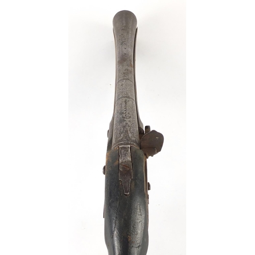 294 - Antique flint lock blunderbuss, 51cm length