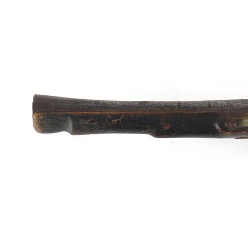 294 - Antique flint lock blunderbuss, 51cm length