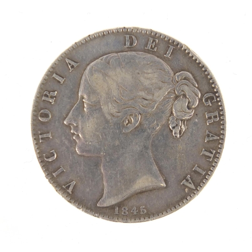 196 - Victoria young head 1845 crown