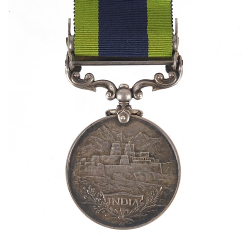 231 - British Military George V Indian medal with Burma 1930-32 bar awarded to 752410PTE.C.E.CROCKWELL.THE... 