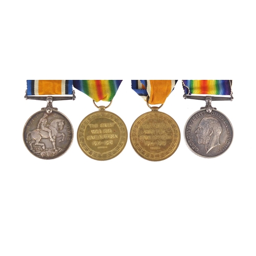 234 - Two British Military World War I pairs including one awarded to 42340PTE.G.R.WILKS.W.YORK.R