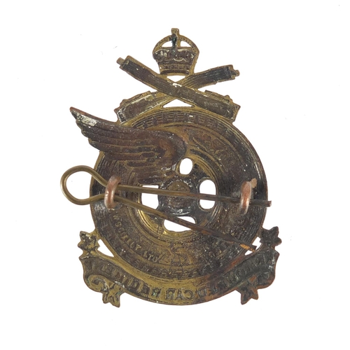 244 - Canadian Military armoured car regiment cap badge