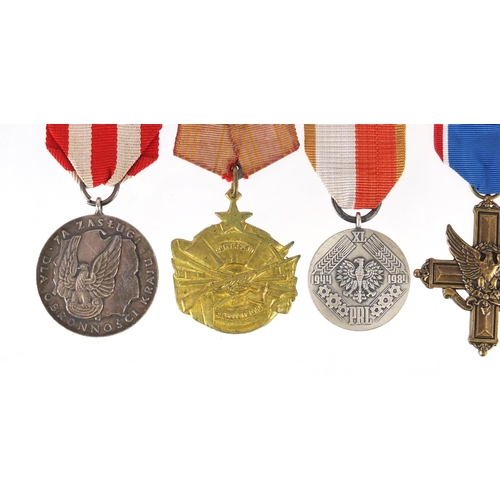 247 - Six foreign medals including Yugoslavia Order for Bravery