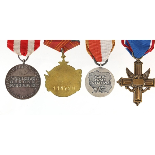 247 - Six foreign medals including Yugoslavia Order for Bravery