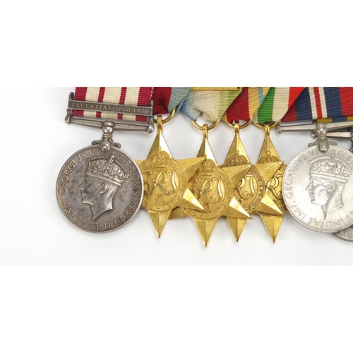 209 - British Military World War II Naval medal group with dress bar, relating to L S Hope including long ... 