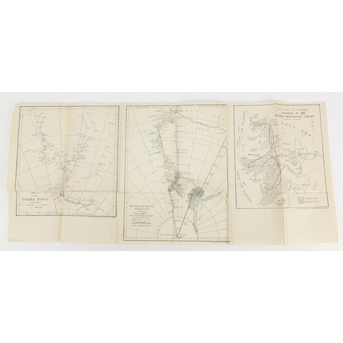 172 - South With Scott by Admiral Evans, book with sip case illustrated with maps and photographs, publish... 