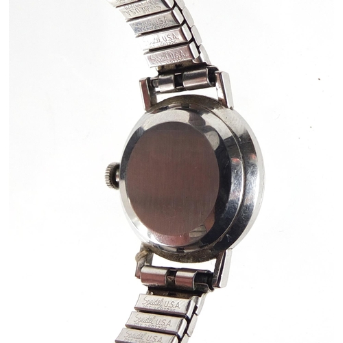 720 - Ladies Tudor Princess rotor self winding wristwatch, numbered 10040 580169, 2.6cm diameter