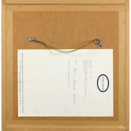 905 - Terry Frost 1992 - abstract composition, untitled, pencil signed artist proof screen print, Wiseman ... 