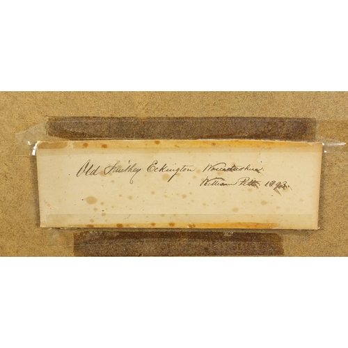 839 - William Pitt 1893 - Eckington, Worcestershire, watercolour, inscribed verso, mounted and framed, 53.... 