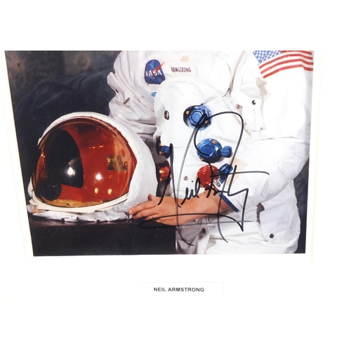 174 - Neil Armstrong, Edwin Aldrin Junior and Michael Collins Apollo 11 ink signatures, with certificate o... 