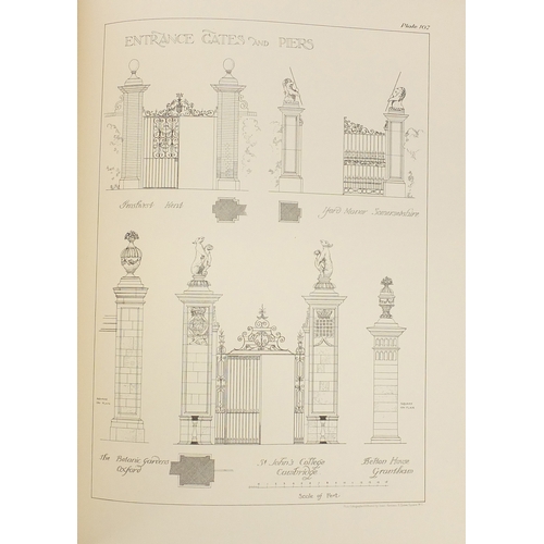 167 - Formal gardens in England and Scotland, leather bound hardback book by H. Iniga Triggs, published Lo... 