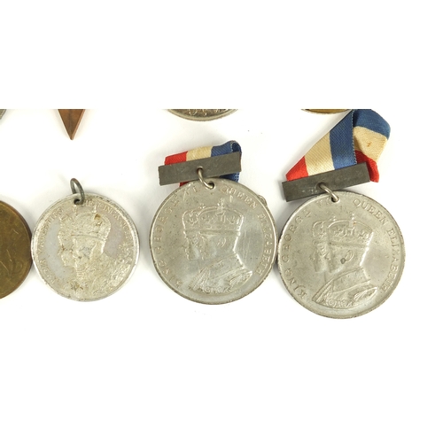 212 - British Military World War I and World War II medal group including a pair awarded to 15526PTE.F.J.F... 