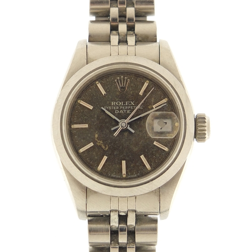 718A - Ladies Rolex Oyster Date Perpetual wristwatch, 2.6cm in diameter