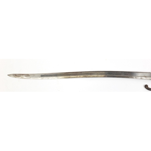 277 - French military interest long bayonet scabbard, 72cm