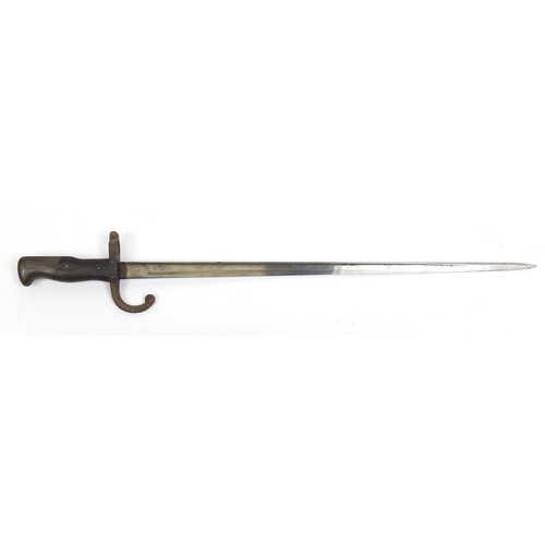 278 - French military interest long bayonet scabbard, 66cm length