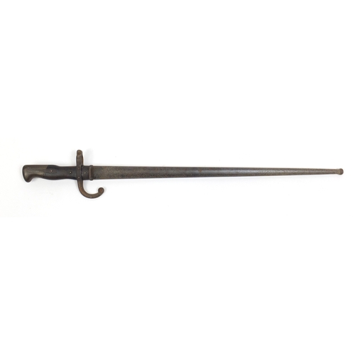 278 - French military interest long bayonet scabbard, 66cm length