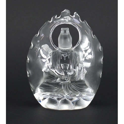 260 - Chinese crystal carving of Guanyin, 12cm high