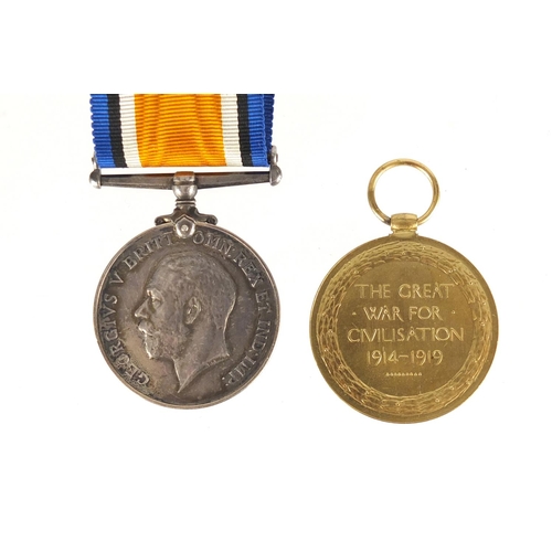 1197 - British Military World War I pair with box of issue, awarded to L.Z.5653H.STANDAGE.A.B.R.M.V.R.