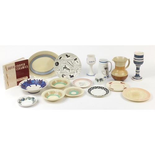 213 - Miscellaneous china including David Sharp, Rye, Susie Cooper and Homemaker