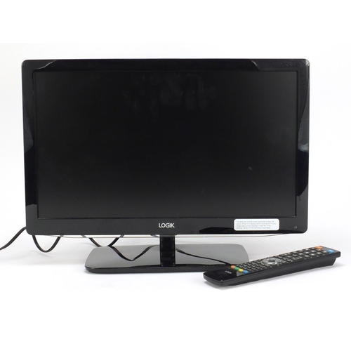 41 - Logik 19 inch LCD television with remote